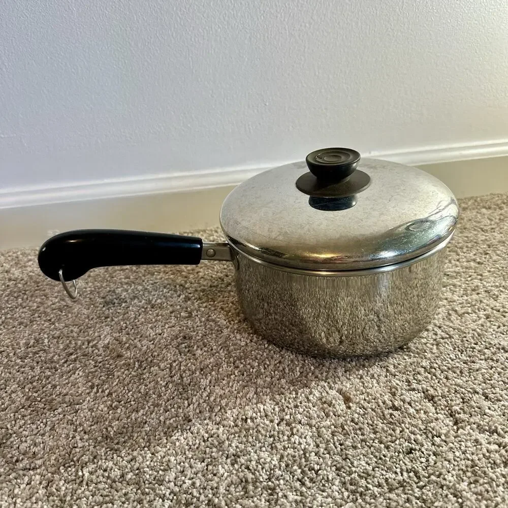 Revere Ware 2Qt 1.9P Sauce Pan With D15 S Stainless Steel Indonesia